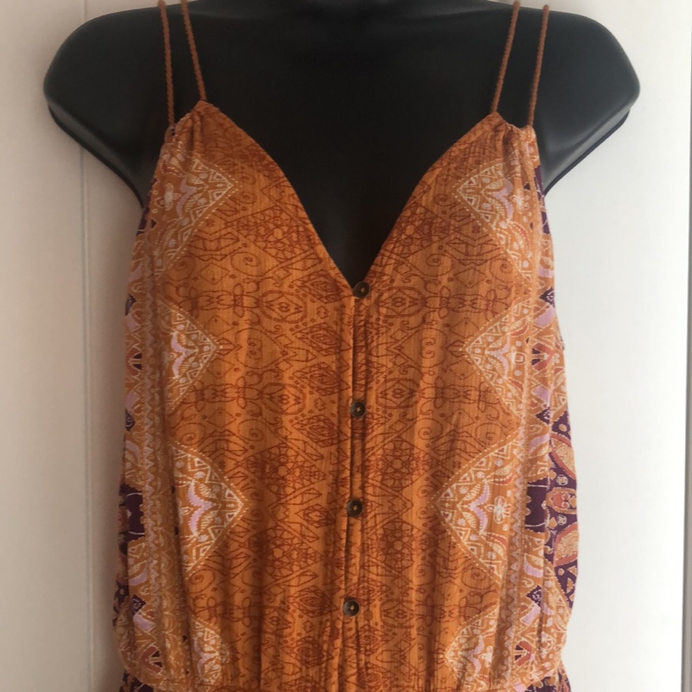 Xhilaration Rayon Romper Pantsuit Jumpsuit Jumper - Picture 3 of 11